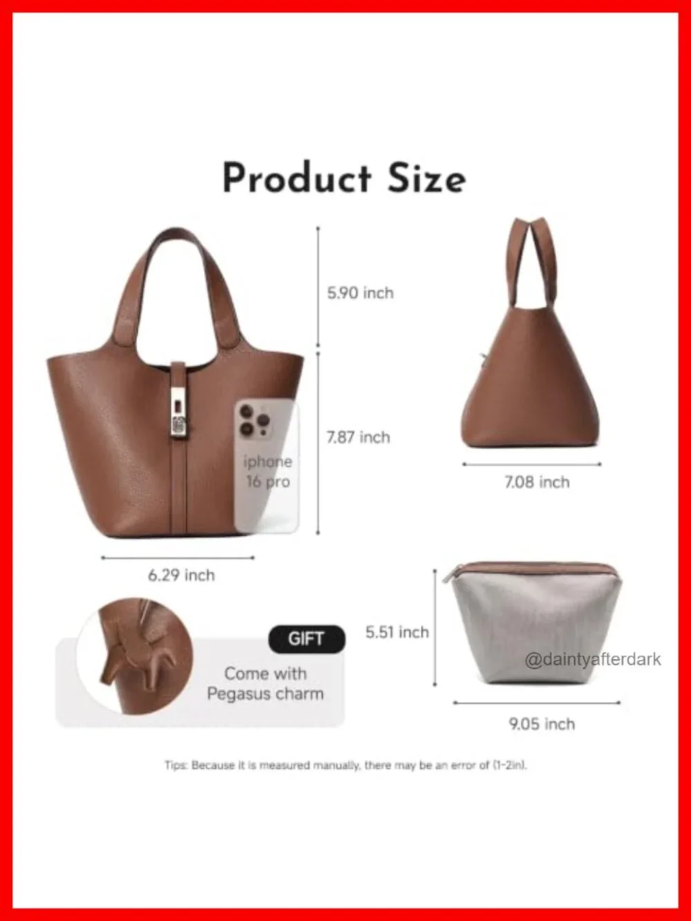 Vegan Leather Top Handle Satchel Tote with Lock Buckle